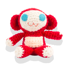 monkey tooth fairy crochet animal by leifang